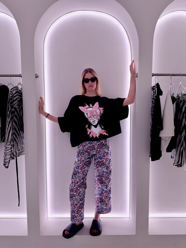 Pantalone Donna Fiori