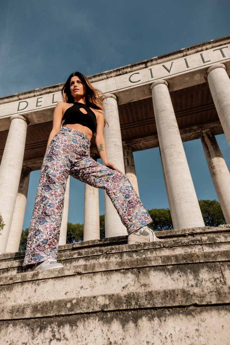 Pantalone Donna Fiori - immagine 6