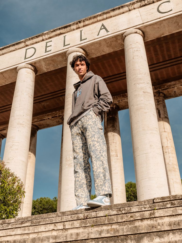 Pantalone Uomo Fiori - immagine 2
